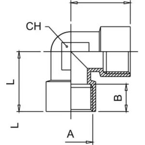 Kolanko gwintowane WZ G3/8