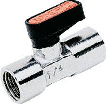 Zawór kulowy Ghilux mini R 1/4 GW/GW, PN20,