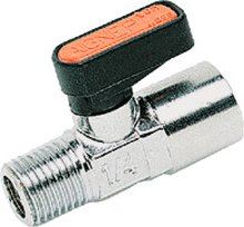 Zawór kulowy Ghilux mini R 1/8 GZ - R 1/8 GW,