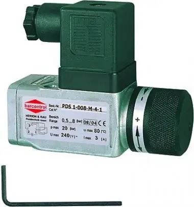 Czujnik ciśnienia G1/4w,przeł. 1,0-16bar, 250V AC/