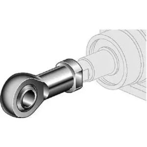 Końcówka prosta z przegubem kulowym, D50-63, M16x1