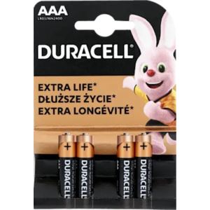 BATERIA ALK-LR03/AAA BLISTER 4 X DURACELL