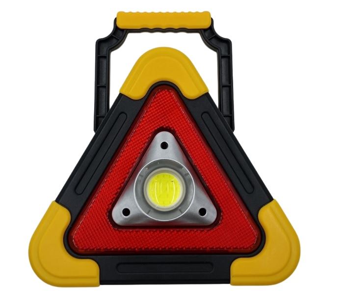 LATARKA TRÓJKĄT OSTRZEGAWCZY LED HB-6608