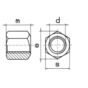 NZ.NAKRĘTKA PRZEDŁUŻ.M12 DIN 6330B-8.0-CZ
