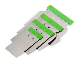 SZPACHLA-JAPONKA ZESTAW 4 SZT PLASTIK GOLD