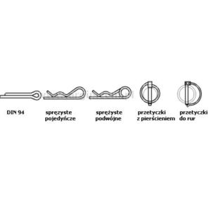 ZAWLECZKA SPRĘŻYSTA PODW. 7 MM