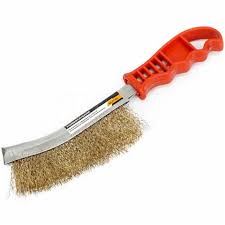 SZCZOTKA RĘCZNA WYGIĘTA METAL-PLASTIK CRAW