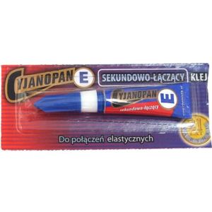 KLEJ CYJANOPAN  E 2 ml DO POŁĄCZEŃ ELASTYCZNYCH