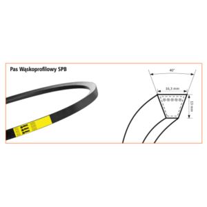 SPB 1250 PAS WĄSKOPROFILOWY GATES