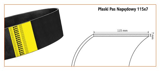 PAS PŁASKI HF-T150 600x20 OPTIBELT