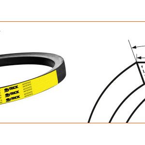 A 1580/1550 PAS KLINOWY OPTIBELT