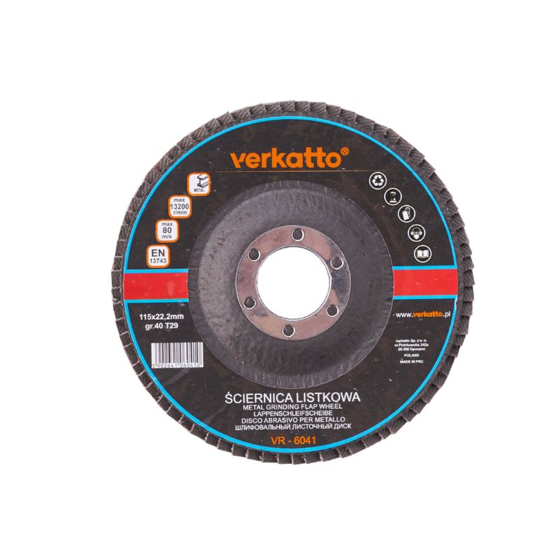 ŚCIERNICA LISTKOWA 125mm gr.100