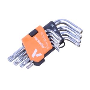 KOMPLET KLUCZY IMBUSOWYCH TORX  9 ELEM.VERKATTO