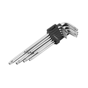 KOMPLET KLUCZY IMBUSOWYCH TORX T10-T50 9 EL.VERKAT