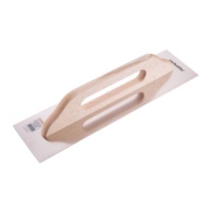 PACA NIERDZEWNA 480x130mm, UCHWYT DREWNO VERKATTO