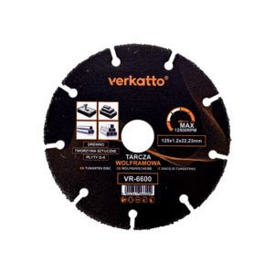 TARCZA WOLFRAMOWA 125X1,2X22,23 MM VERKATTO