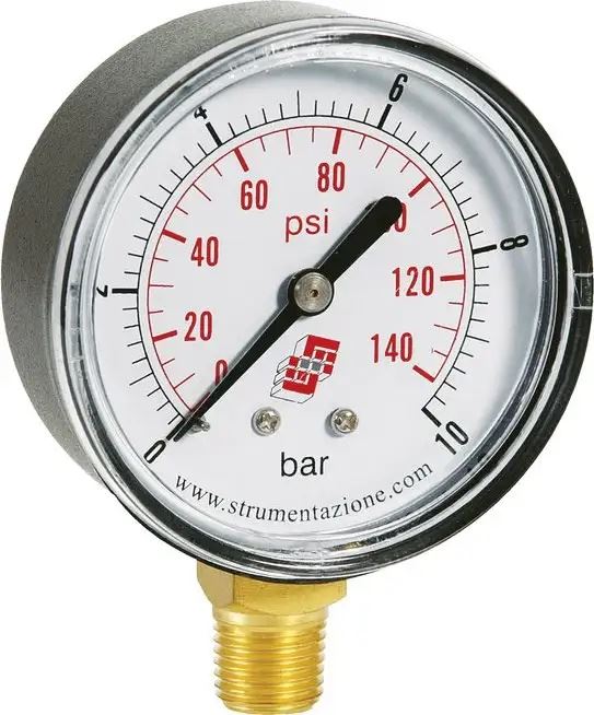Manometr standardowy G1/8R, 40mm, 0-10bar