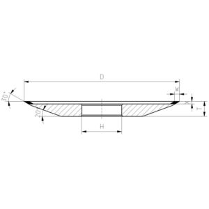 ŚCIERNICA DIAM.VB8-125x4x2x32-D126C125-SAMBOR/